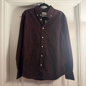 Goodfellow & Co Men's Dark Maroon Casual Shirt